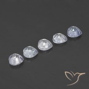 1.75 ct natürliche Bläulich-weiß Saphir-Edelsteine, Herz, VVS-VS