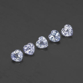  ct natürliche blauer Saphir-Edelsteine, Herzform, VVS