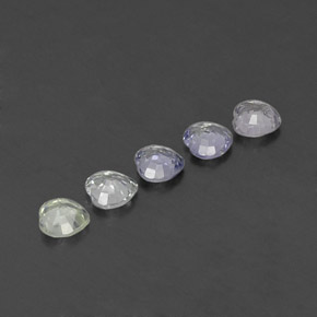 1,89 ct natürliche weißer Saphir-Edelsteine, Herzform, VVS-VS