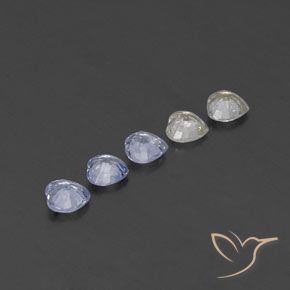 1.49 ct natürliche Mehrfarbig Saphir-Edelsteine, Herz, VVS-VS