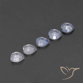 2.22 ct natürliche Mehrfarbig Saphir-Edelsteine, Herz, VVS-VS