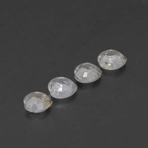 1,58 ct natürliche weißer Saphir-Edelsteine, Herzform, VVS-VS
