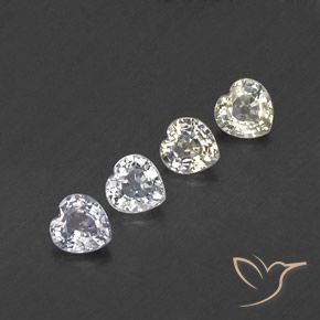 1.35 ct natürliche Mehrfarbig Saphir-Edelsteine, Herz, VVS-VS