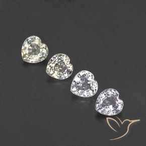 1.35 ct natürliche Mehrfarbig Saphir-Edelsteine, Herz, VVS-VS