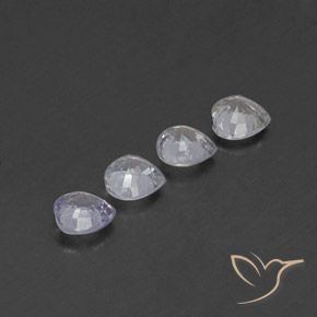 1.35 ct natürliche Mehrfarbig Saphir-Edelsteine, Herz, VVS-VS