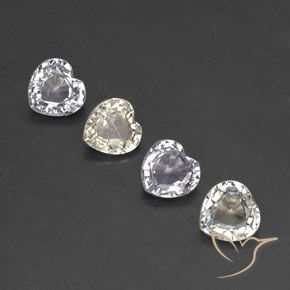 2.33 ct natürliche Mehrfarbig Saphir-Edelsteine, Herz, VVS-VS