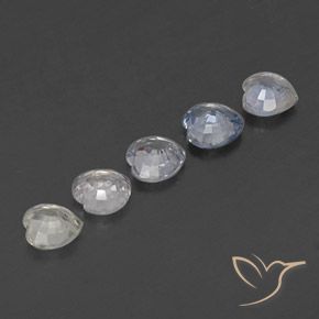 1.60 ct natürliche Mehrfarbig Saphir-Edelsteine, Herz, VVS-VS