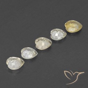 1.69 ct natürliche Blasses Gelb Saphir-Edelsteine, Herz, VVS-VS