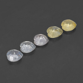1,72 ct natürliche mehrfarbiger Saphir-Edelsteine, Herzform, VVS-VS