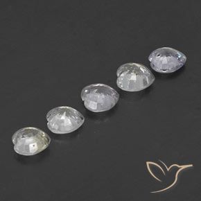 1.69 ct natürliche Bläulich-weiß Saphir-Edelsteine, Herz, VVS-VS