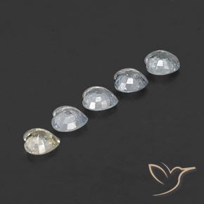 1,74 ct natürliche mehrfarbiger Saphir-Edelsteine, Herzform, VVS-VS