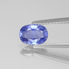 1,17 ctw natürlicher blauer Saphir, Oval Schliff, VS