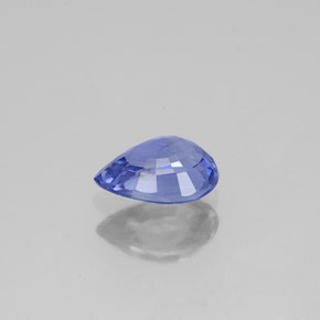 0,94 ctw natürlicher blauer Saphir, Birnenform, VS