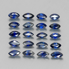  ct natürliche blauer Saphir-Edelsteine, Marquise, VS