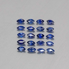 2,17 ct natürliche blauer Saphir-Edelsteine, Marquise, VS