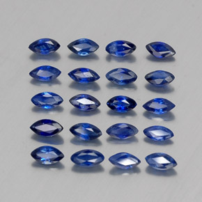 2,17 ct natürliche blauer Saphir-Edelsteine, Marquise, VS