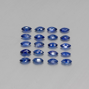 2,17 ct natürliche blauer Saphir-Edelsteine, Marquise, VS