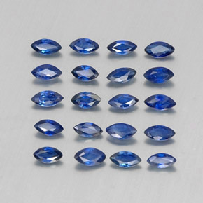  ct natürliche blauer Saphir-Edelsteine, Marquise, VS