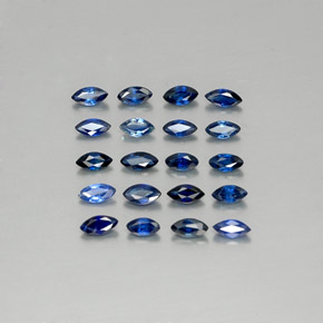  ct natürliche blauer Saphir-Edelsteine, Marquise, VS