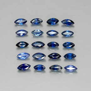  ct natürliche blauer Saphir-Edelsteine, Marquise, VS