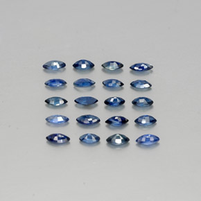  ct natürliche blauer Saphir-Edelsteine, Marquise, VS