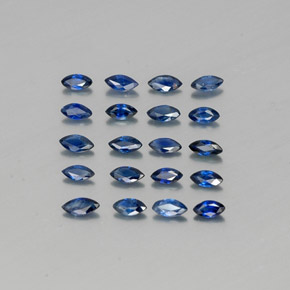  ct natürliche blauer Saphir-Edelsteine, Marquise, VS