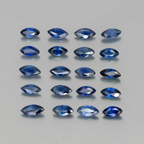 ct natürliche blauer Saphir-Edelsteine, Marquise, VS