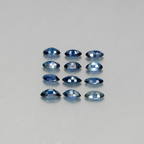  ct natürliche blauer Saphir-Edelsteine, Marquise, VS