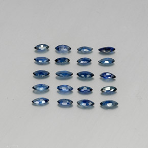  ct natürliche blauer Saphir-Edelsteine, Marquise, VS