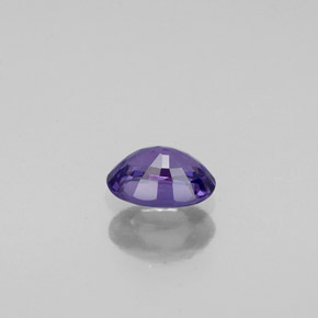 0,57 ctw natürlicher violetter Saphir, Oval Schliff, VVS
