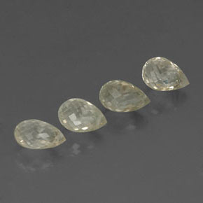 ct natürliche gelber Saphir-Edelsteine, Briolette, VVS-VS