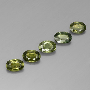 2,69 ct natürliche grüner Saphir-Edelsteine, Oval Schliff, VVS-VS