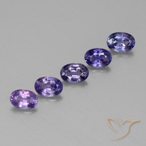 2,89 ct natürliche mehrfarbiger Saphir-Edelsteine, Oval Schliff, VS