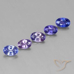 2.93 ct natürliche Mehrfarbig Saphir-Edelsteine, Oval, VVS-VS