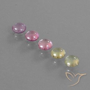 1,84 ct natürliche mehrfarbiger Saphir-Edelsteine, Rundschliff, Transparent