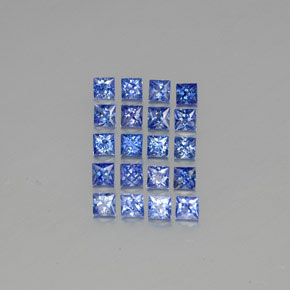  ct natürliche blauer Saphir-Edelsteine, Quadrat, VVS-VS
