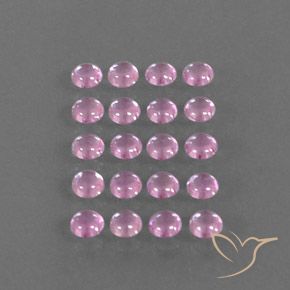 3,26 ct natürliche rosafarbener Saphir-Edelsteine, Rundschliff, Transparent