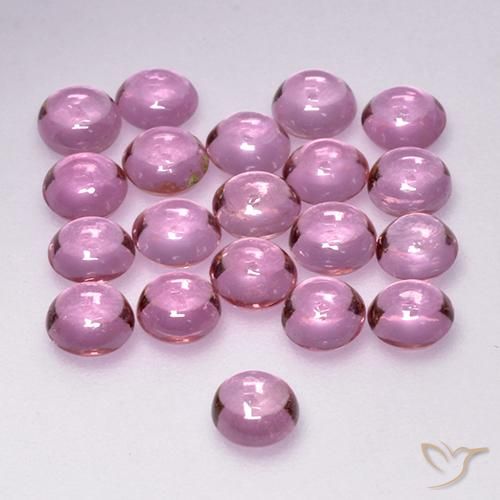 3.36ctw Natürlicher Sehr helles Royal Purple Pink Saphir, Runden, Transparent
