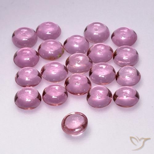 3.36 ct natürliche Sehr helles Royal Purple Pink Saphir-Edelsteine, Runden, Transparent