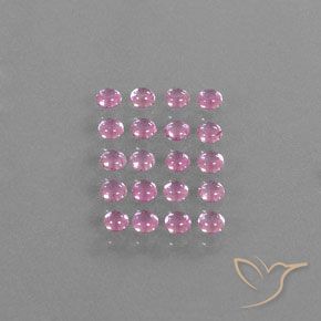 3,14 ct natürliche rosafarbener Saphir-Edelsteine, Rundschliff, Transparent