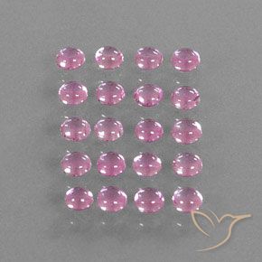 3,14 ct natürliche rosafarbener Saphir-Edelsteine, Rundschliff, Transparent