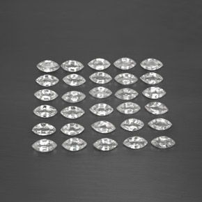  ct natürliche weißer Saphir-Edelsteine, Marquise, VVS-VS