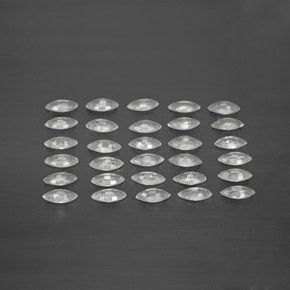  ct natürliche weißer Saphir-Edelsteine, Marquise, VVS-VS