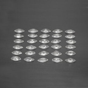  ct natürliche weißer Saphir-Edelsteine, Marquise, VVS-VS