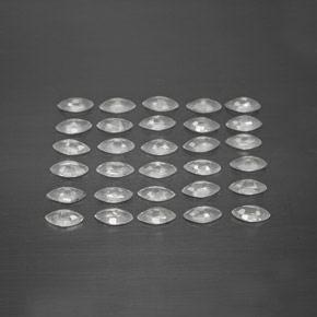  ct natürliche weißer Saphir-Edelsteine, Marquise, VVS-VS