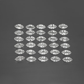  ct natürliche weißer Saphir-Edelsteine, Marquise, VVS-VS
