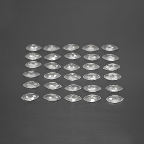  ct natürliche weißer Saphir-Edelsteine, Marquise, VVS-VS