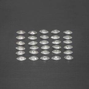  ct natürliche weißer Saphir-Edelsteine, Marquise, VVS-VS
