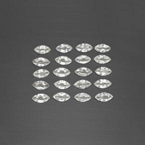  ct natürliche weißer Saphir-Edelsteine, Marquise, VVS-VS