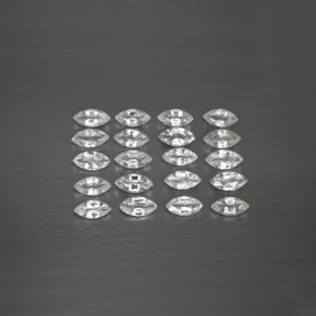  ct natürliche weißer Saphir-Edelsteine, Marquise, VVS-VS
